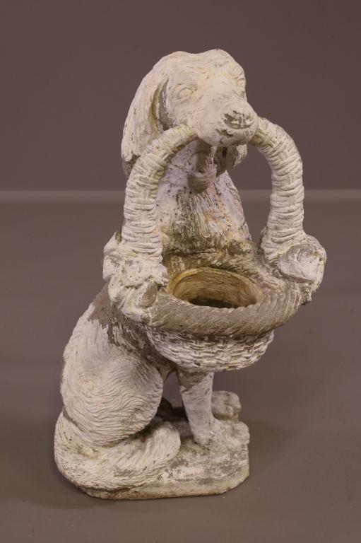 CONCRETE DOG STATUE (1 of 4)