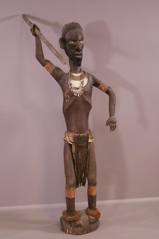 LIFESIZE CARVED FIGURE (1 of 3)