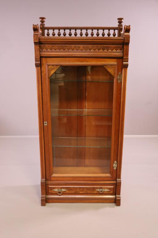 EASTLAKE VICTORIAN SINGLE DOOR BOOKCASE (1 of 5)
