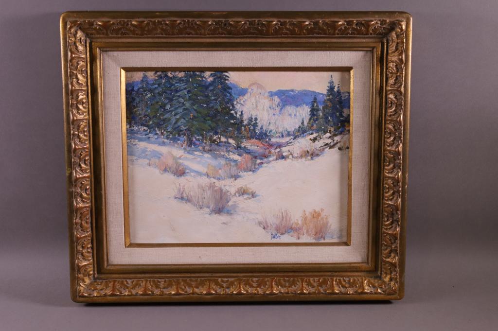 JAMES BUTLER WINTER LANDSCAPE PAINTING (1 of 4)