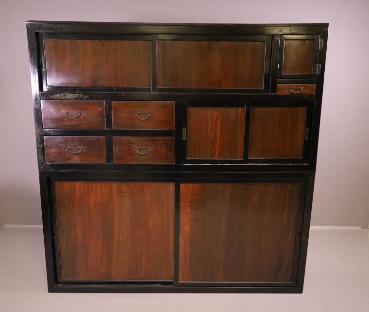 LARGE JAPANESE TANSU CHEST (1 of 5)