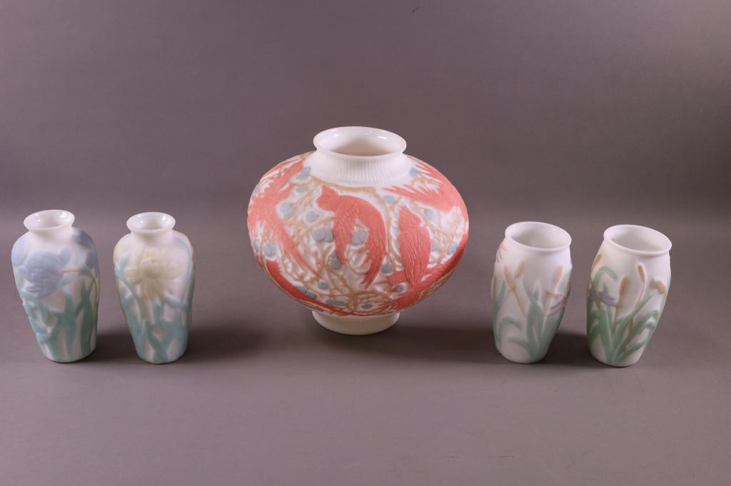 FIVE PIECES PHOENIX GLASS (1 of 4)