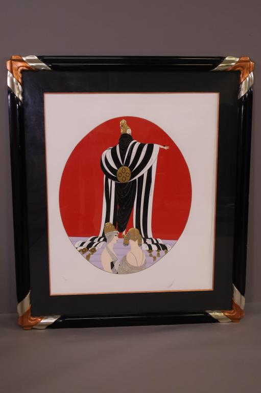 LARGE SIGNED ERTE SERIGRAPH (1 of 4)