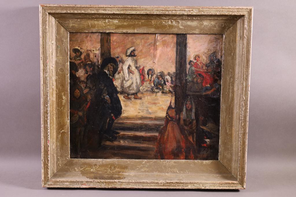 MIDDLE EASTERN INTERIOR SCENE PAINTING (1 of 4)