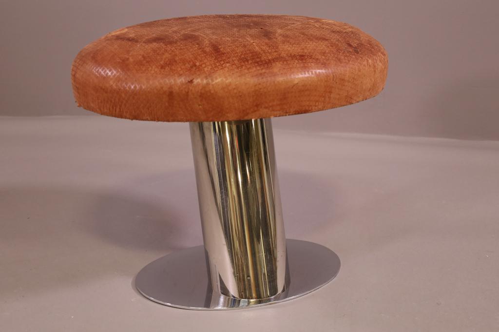 UNSIGNED KARL SPRINGER STOOL (1 of 4)