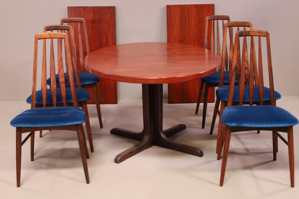 NIELS KOEFOED DINING TABLE & 6 CHAIRS (1 of 6)