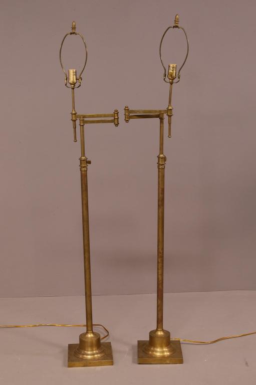 PAIR OF RESTORATION HARDWARE FLOOR LAMPS (1 of 2)