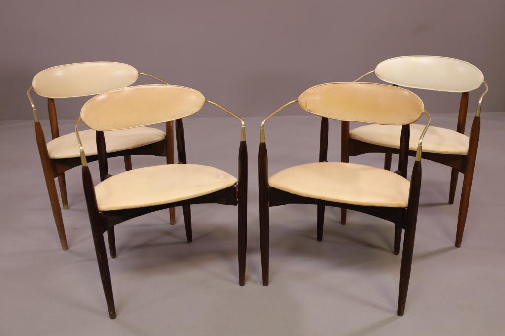 FOUR DAN JOHNSON VISCOUNT CHAIRS (1 of 7)