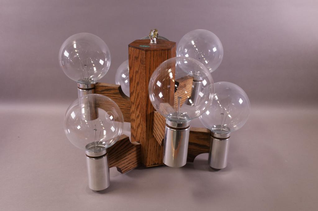 MID CENTURY MODERN HANGING LIGHT (1 of 2)