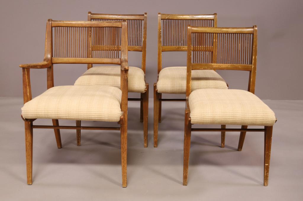 SET OF 4 MID CENTURY DREXEL DINING CHAIRS (1 of 5)