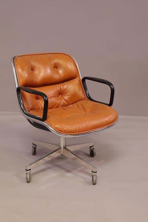 VINTAGE EXECUTIVE ARMCHAIR BY POLLOCK FOR KNOLL (1 of 3)