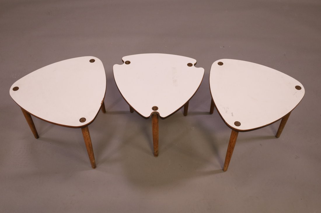 MID CENTURY GUITAR PICK NESTING TABLES (1 of 5)