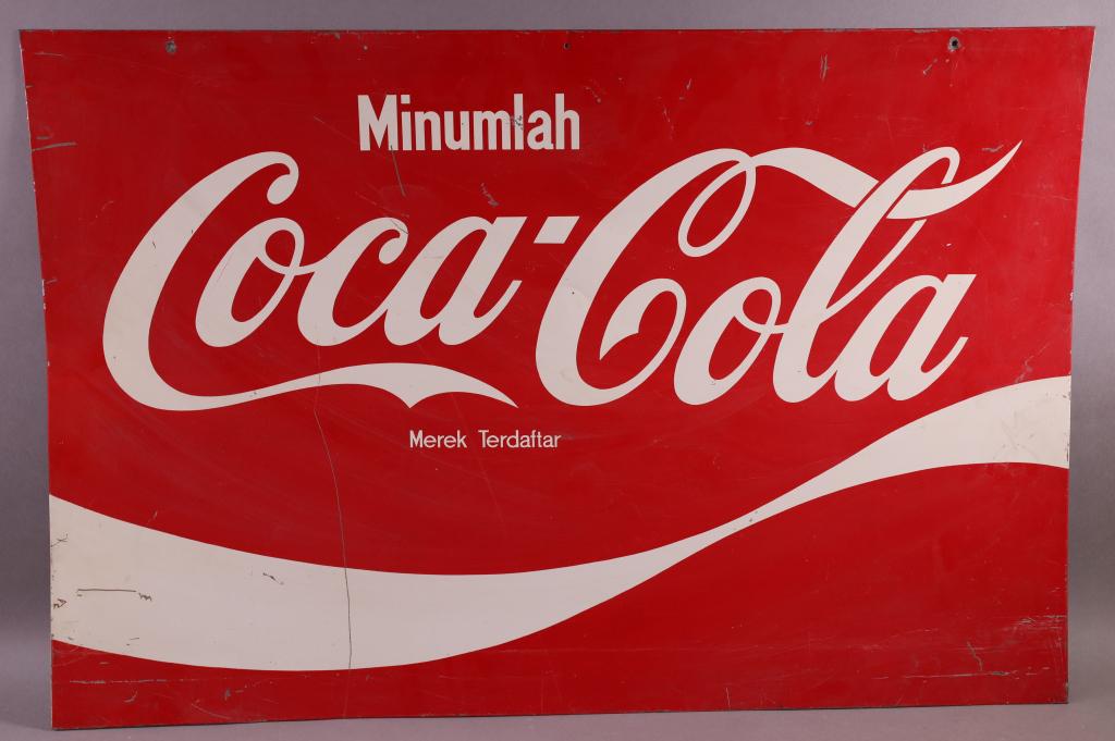 INDONESIAN COCA COLA SPRITE TIN SIGN (1 of 2)