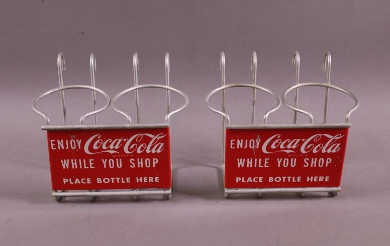 2 COCA COLA CART BOTTLE HOLDERS (1 of 2)