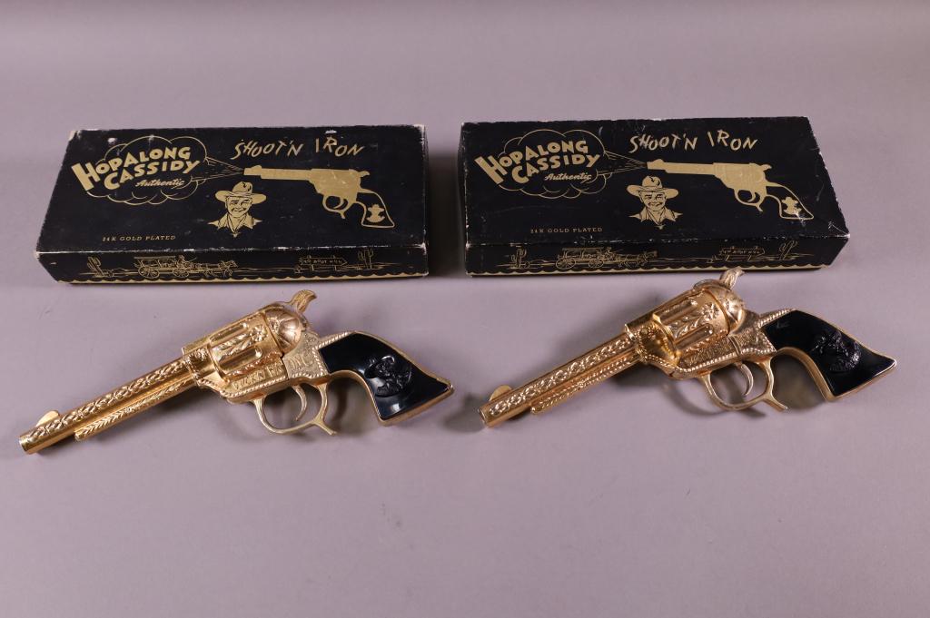 1950s Vintage Hollywood Hopalong Cassidy Pistol Cap Gun Hop