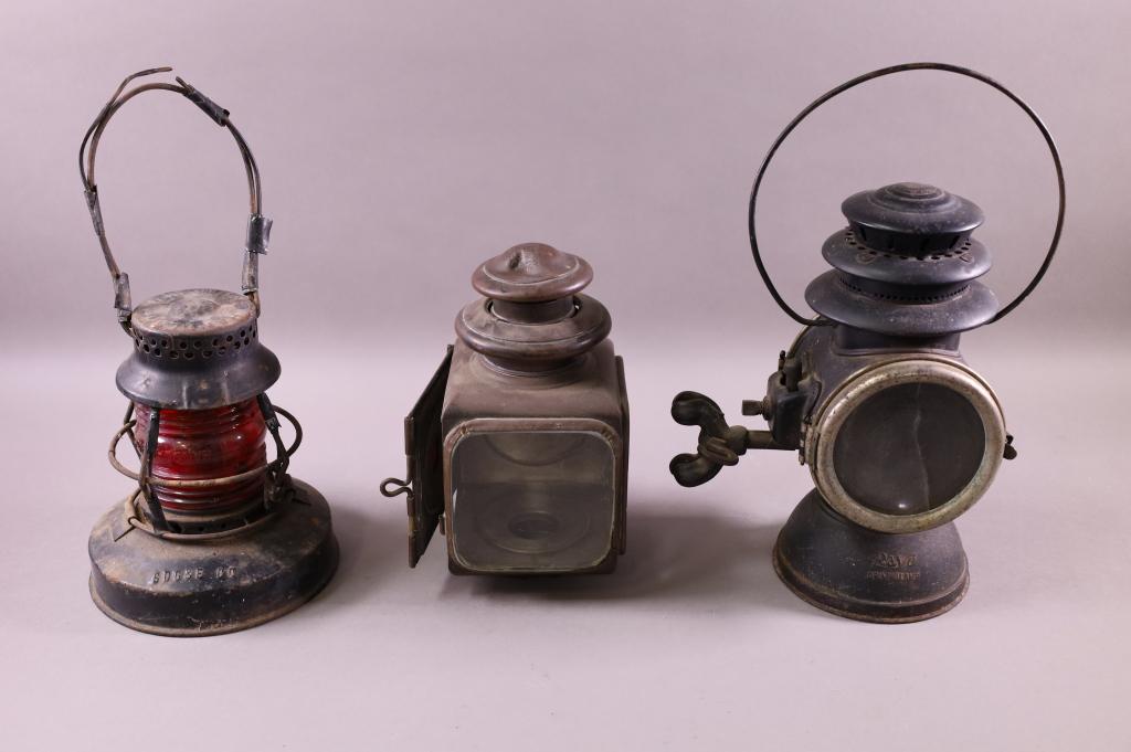 3 ANTIQUE LANTERNS (1 of 6)