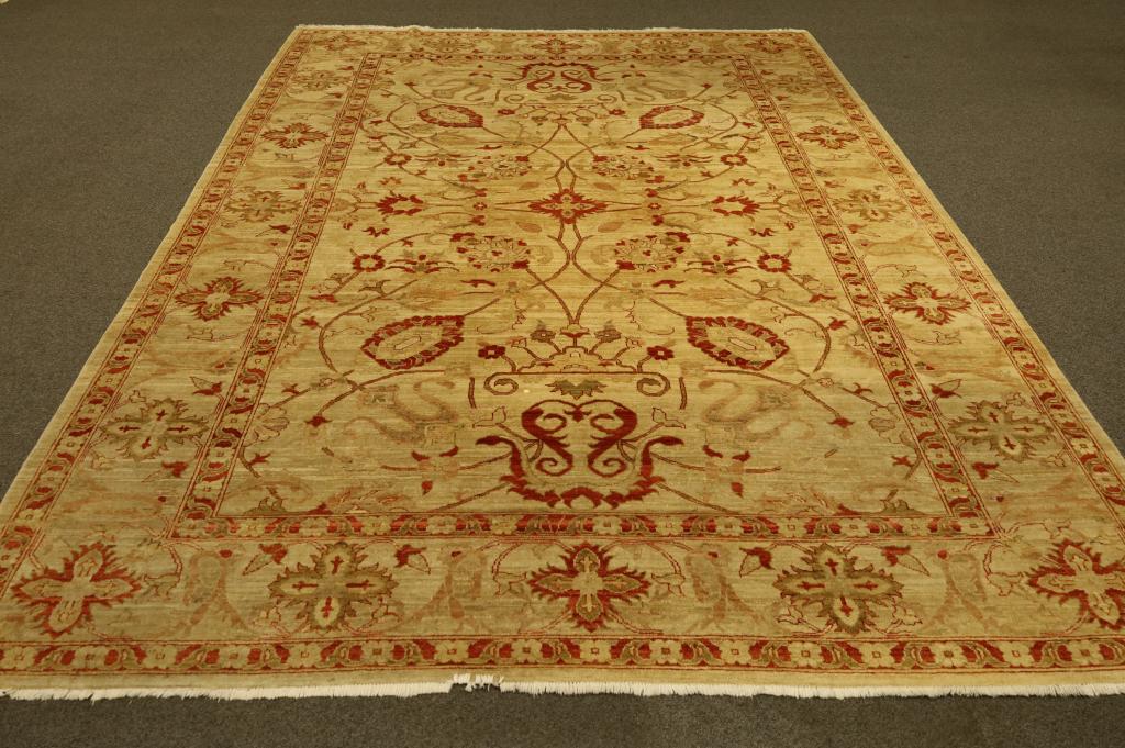 APPROX 9" x 11' 4" HANDMADE WOOL RUG (1 of 5)