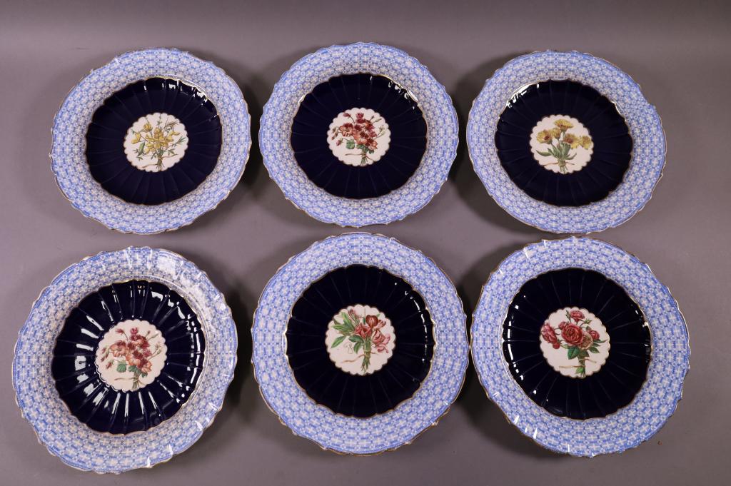 SET OF 6 MINTON PLATES (1 of 2)