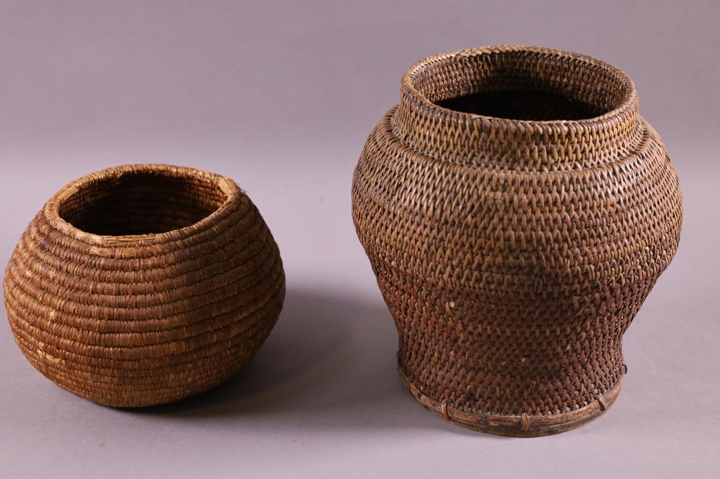TWO NATIVE AMERICAN BASKETS (1 of 3)