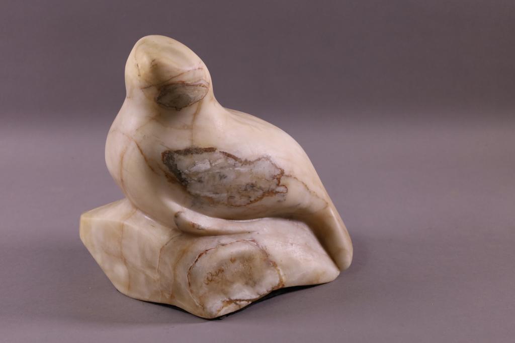 SIGNED DAVID MICHAEL STONE CARVED SCULPTURE (1 of 2)