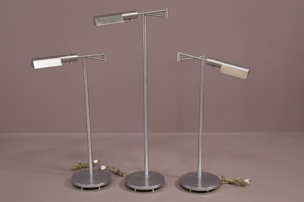 THREE CASELLA PHARMACY FLOOR LAMPS (1 of 4)