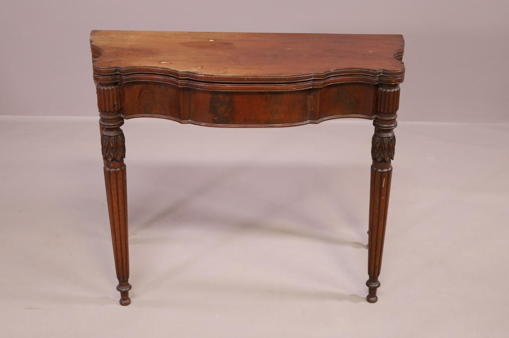 19TH CENTURY FLIP TOP GAME TABLE (1 of 4)
