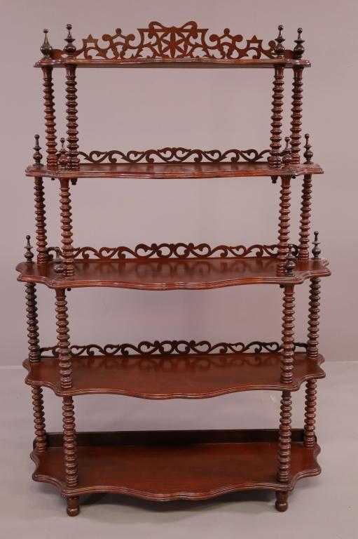 VICTORIAN WHAT NOT SHELF (1 of 4)