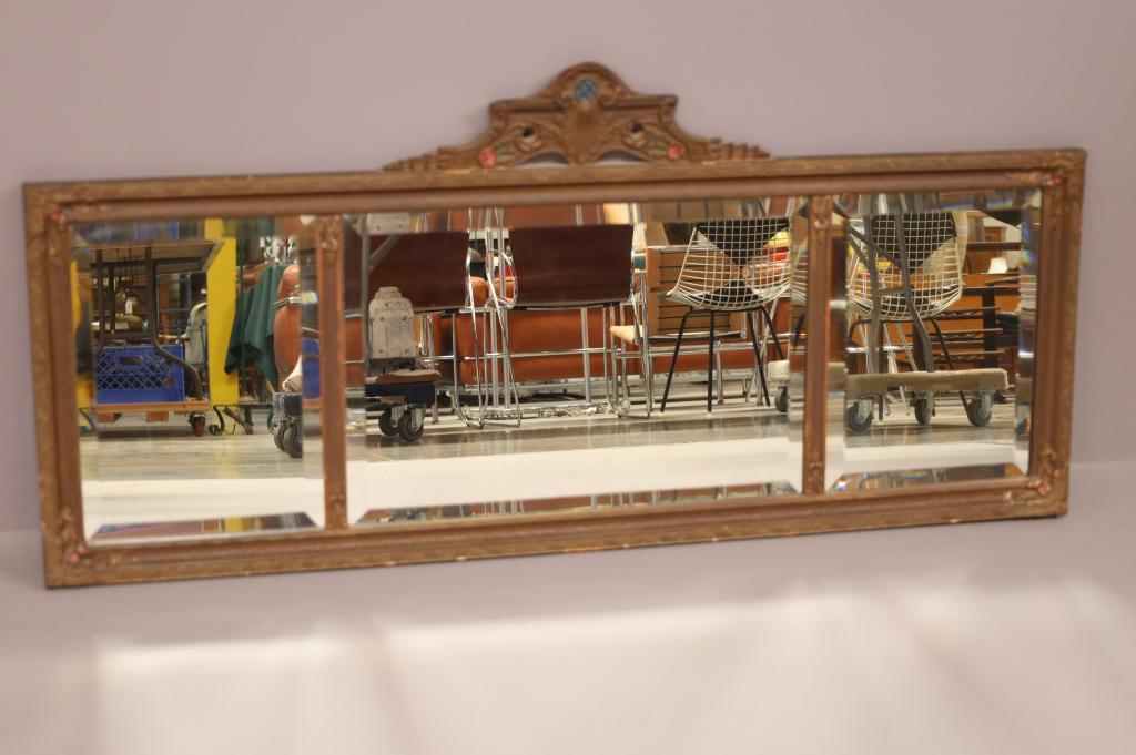 1920'S THREE PANEL BUFFET MIRROR (1 of 3)