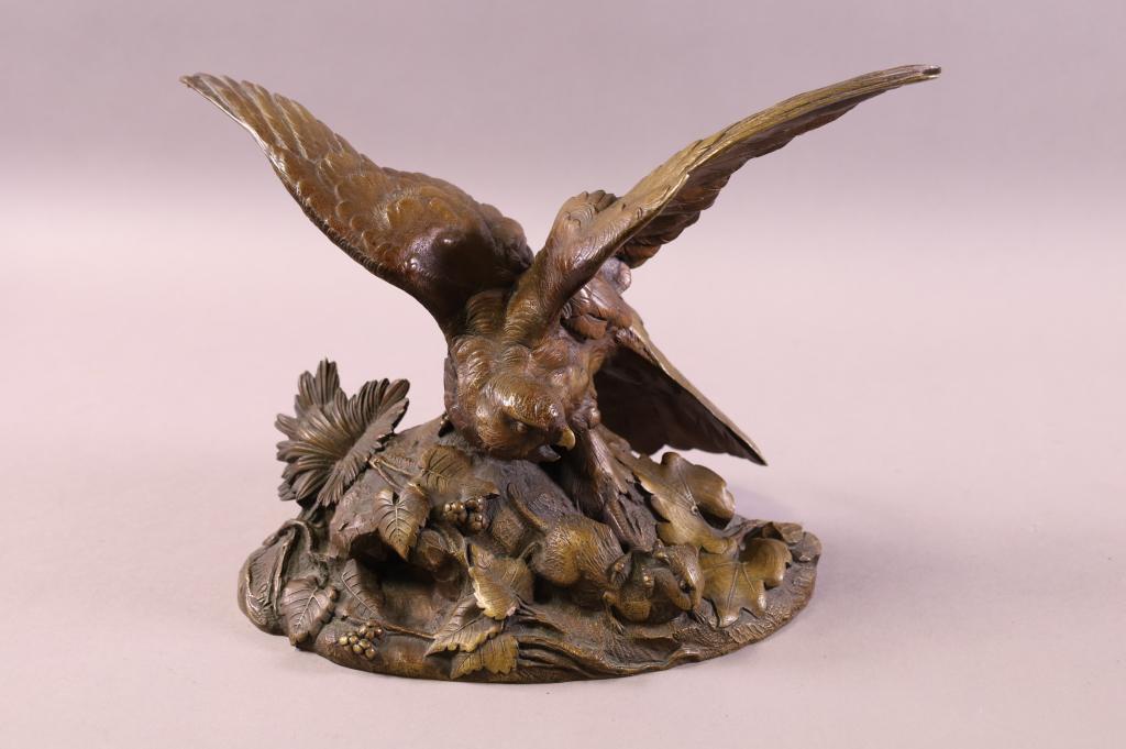 BRONZE BIRD STATUE (1 of 6)