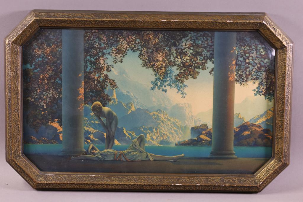 1920'S MAXFIELD PARRISH PRINT (1 of 3)