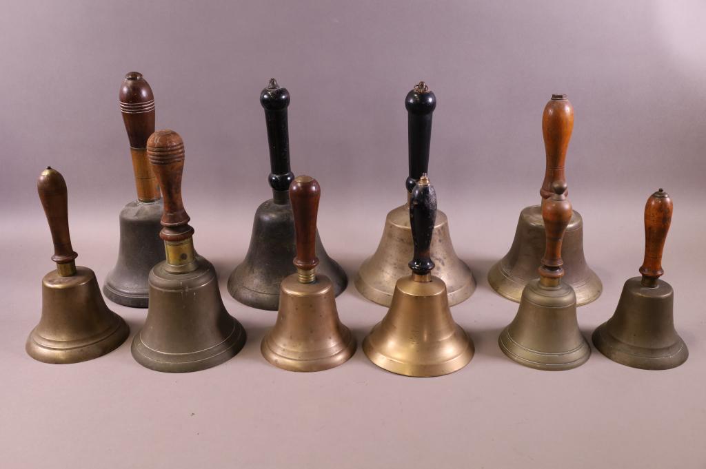 COLLECTION OF SCHOOL BELLS (1 of 5)