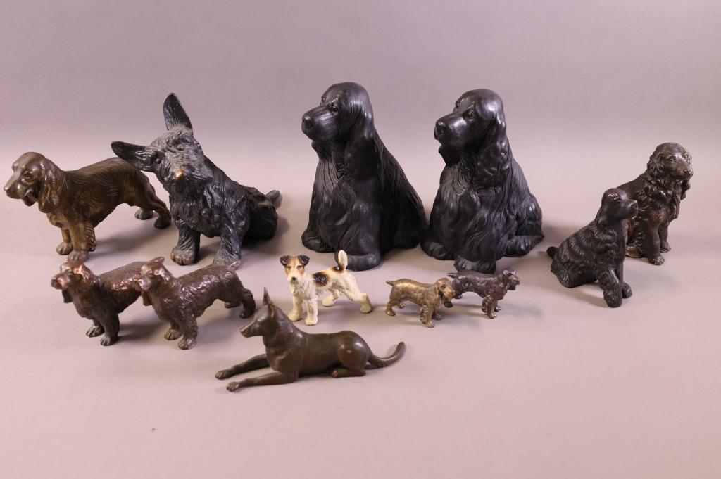 GROUPING OF DOG FIGURES (1 of 8)