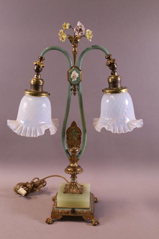 1930'S DOUBLE ARM DESK LAMP (1 of 4)