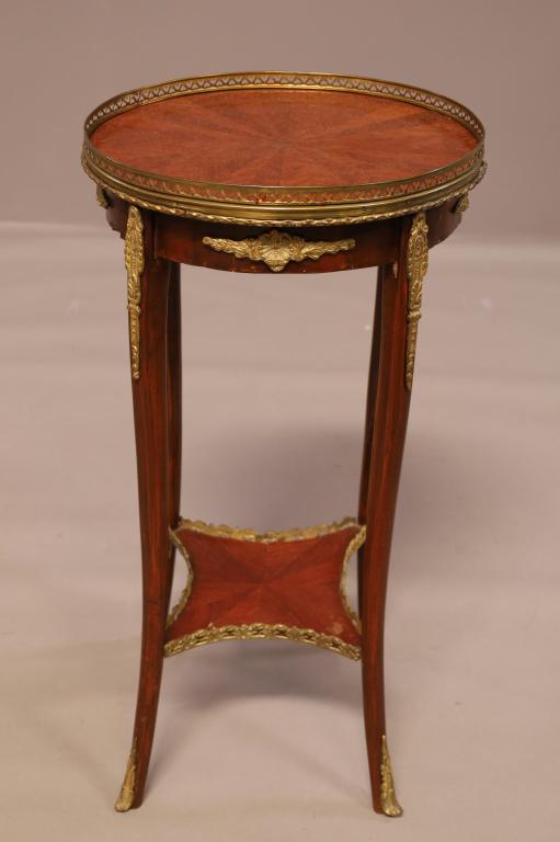 FRENCH STYLE SIDE TABLE (1 of 3)
