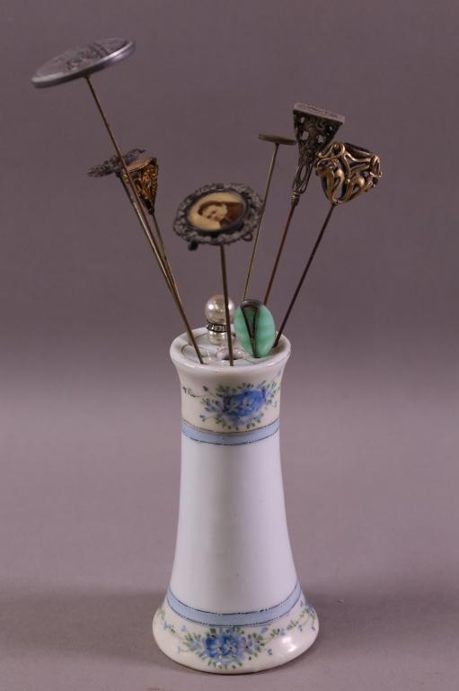 HAT PIN HOLDER WITH HAT PINS (1 of 2)