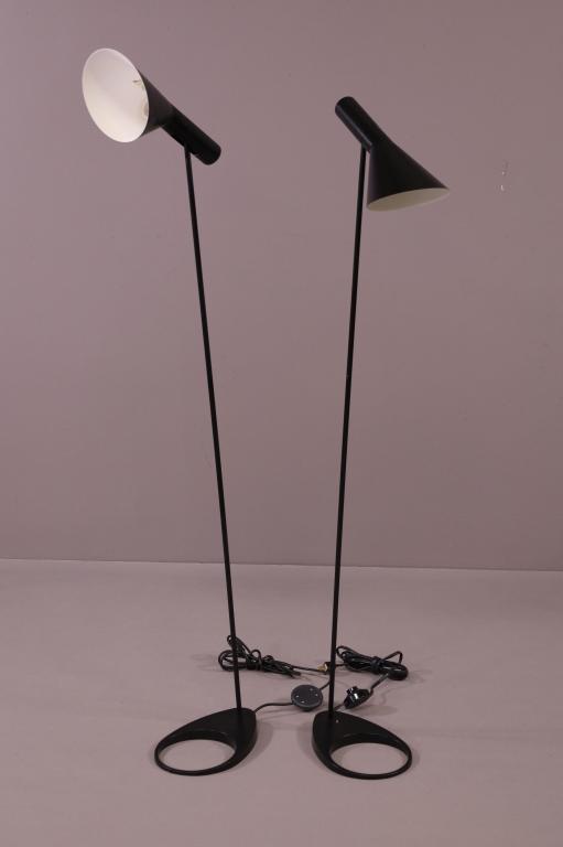 PAIR OF ARNE JACOBSEN VISOR FLOOR LAMPS (1 of 7)
