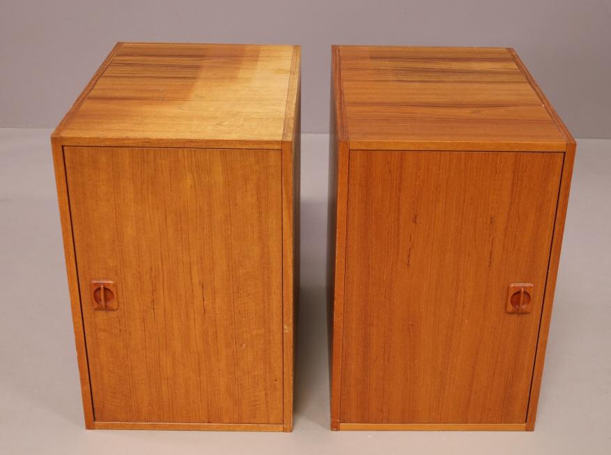 PAIR OF SMALL DANISH MODERN CABINETS (1 of 3)