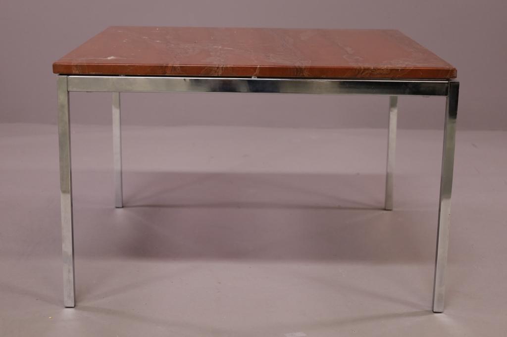 FLORENCE KNOLL MARBLE TOP SIDE TABLE (1 of 3)