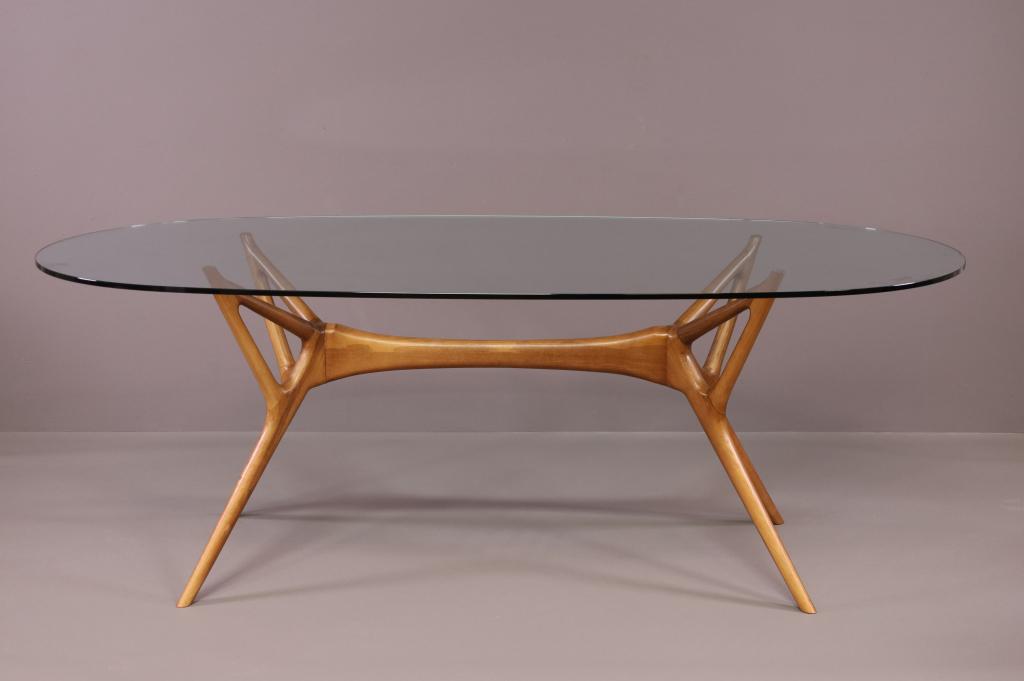 PORADA MID CENTURY STYLE DINING ROOM TABLE (1 of 6)