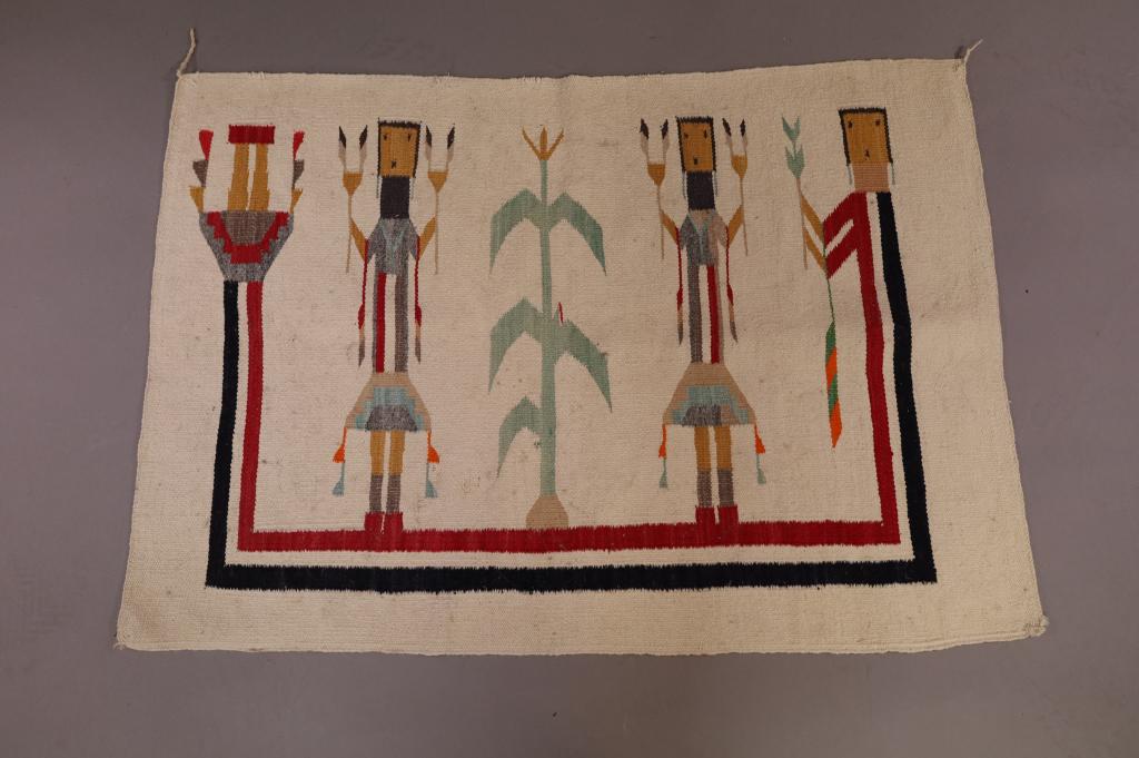 HANDMADE NAVAJO YEI RUG (1 of 2)
