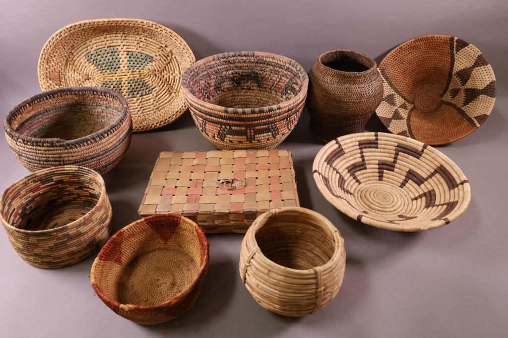 COLLECTION OF HAND WOVEN ITEMS (1 of 7)
