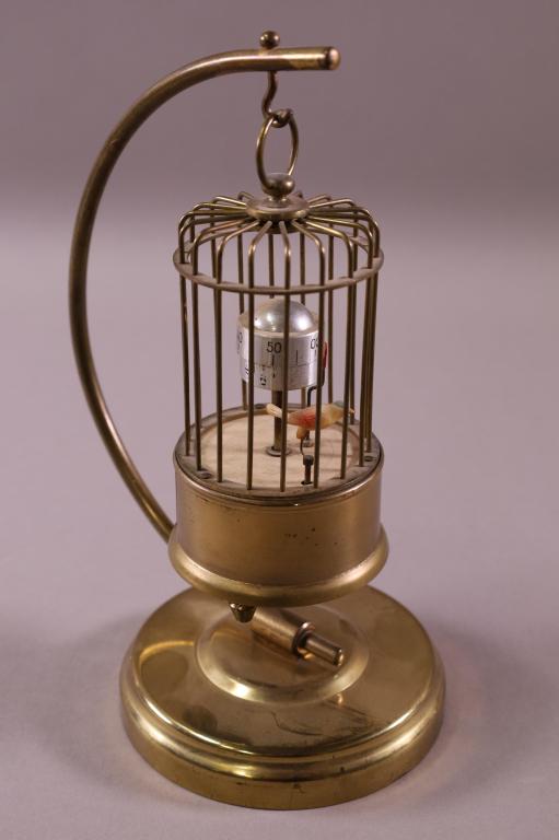 VINTAGE BIRDCAGE CLOCK (1 of 3)