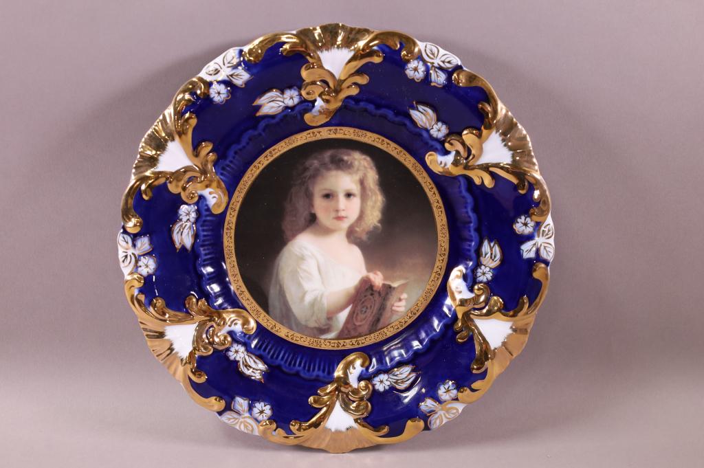LIMOGES PORTRAIT PLATE (1 of 4)
