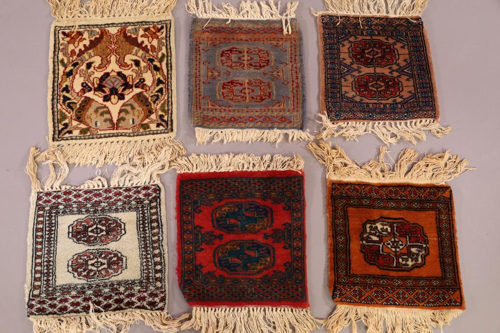 SIX HANDMADE SAMPLER RUGS (1 of 8)