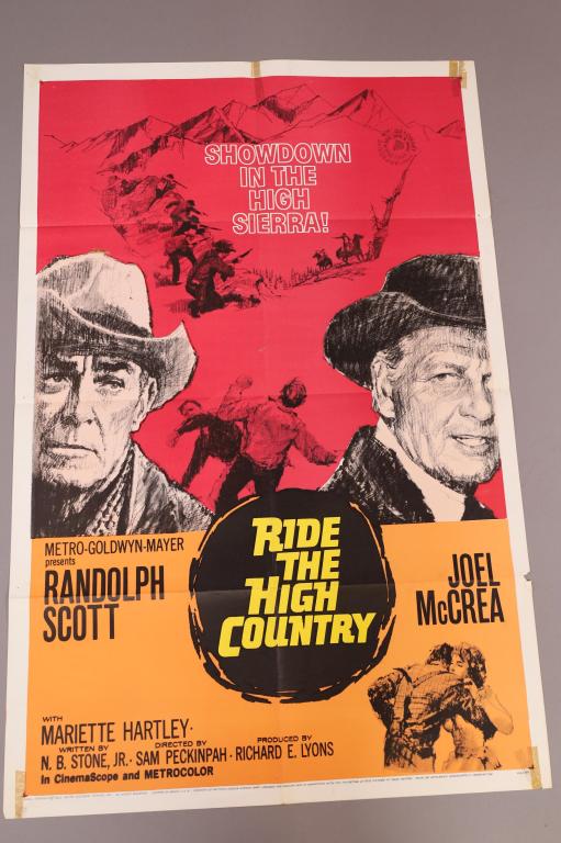 RIDE THE HIGH COUNTRY MOVIE POSTER (1 of 4)