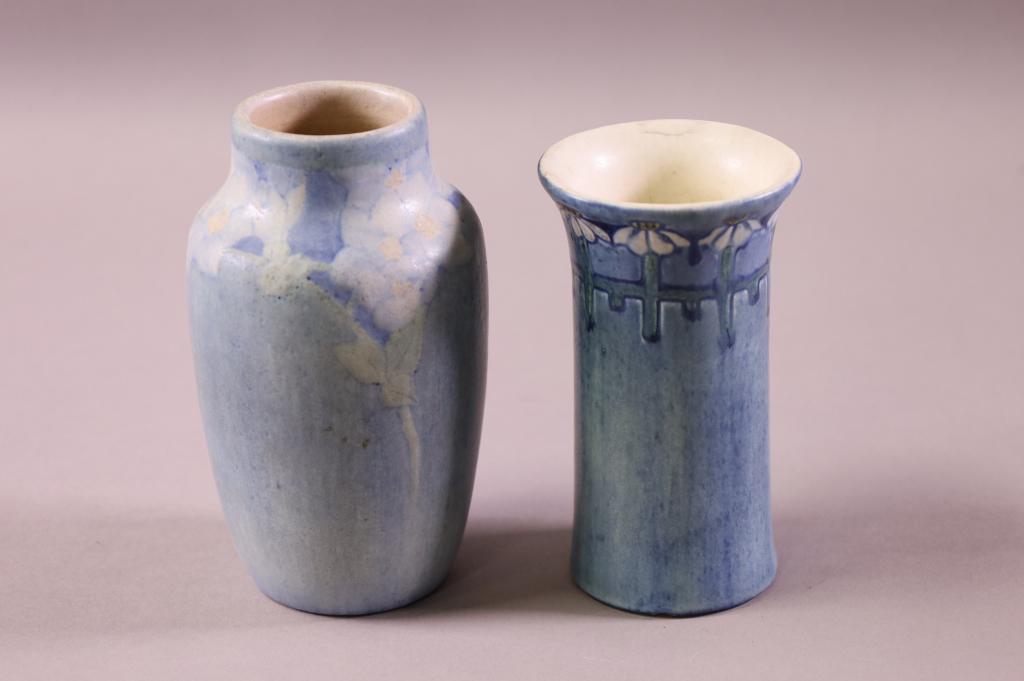 TWO NEWCOMB POTTERY VASES (1 of 6)