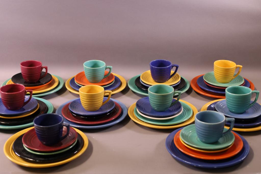 50 PC. BAUER POTTERY DINNERWARE SET (1 of 6)