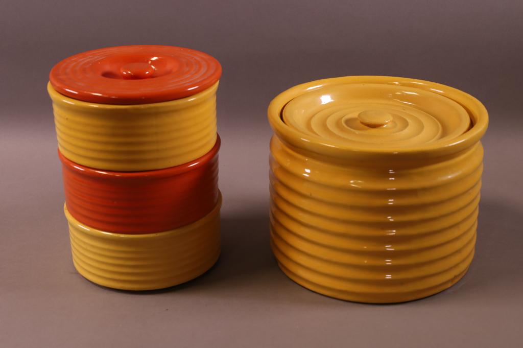 FOUR BAUER CANISTERS (1 of 2)