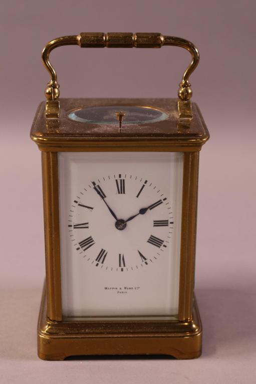 MAPPIN & WEBB CARRIAGE CLOCK (1 of 5)
