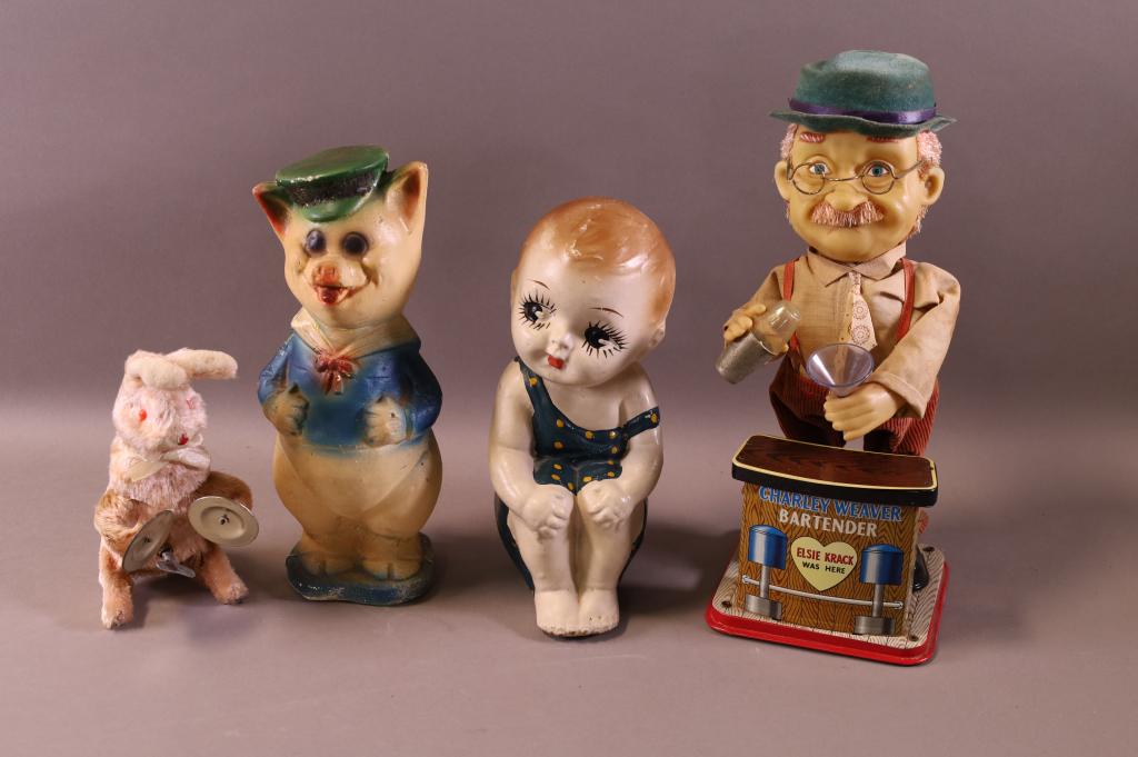 FOUR VINTAGE TOYS (1 of 6)